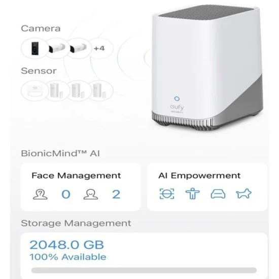 Eufy Camera Local Expandable Storage Unit - White